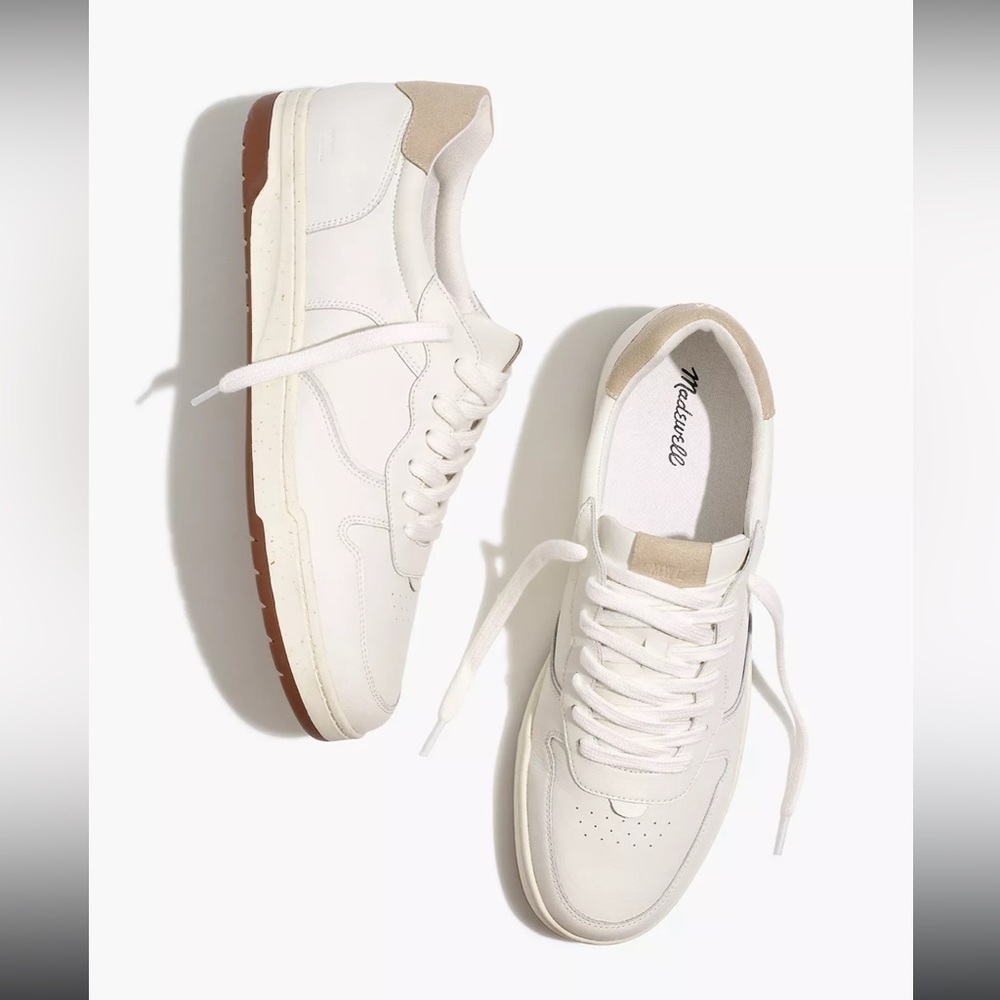 Madewell Court Sneakers in Colorblock Leather and Suede MC141 9